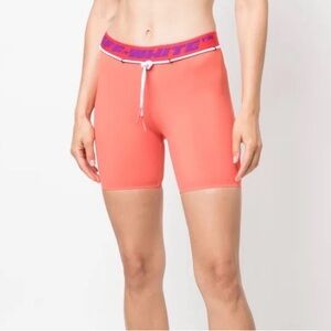 Off-white women’s logo waistband bike shorts size small new with tags
